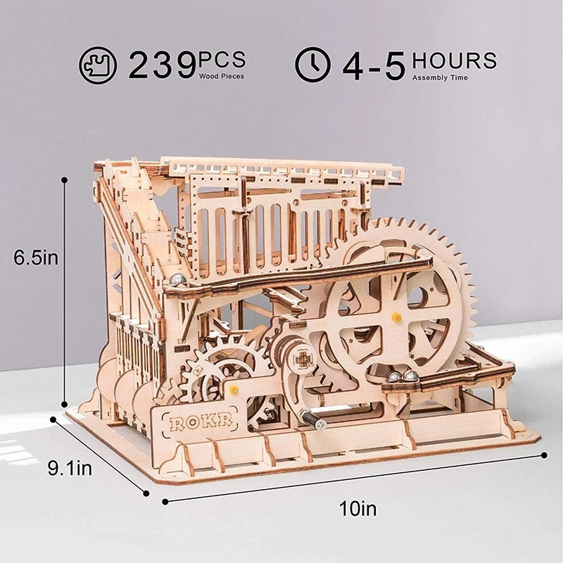 ROKR 3D Wooden Roller Coaster Puzzle: A Thrilling DIY Project