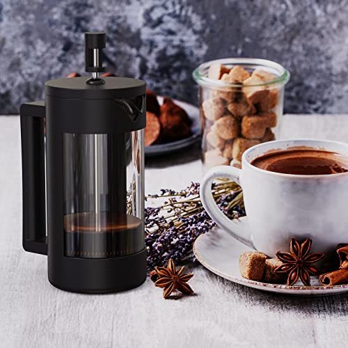 French Press Coffee Maker, cafetière 100% BPA Free Prensa Francesa, Rust-Free And Dishwasher Safe, 350ml or 600ml