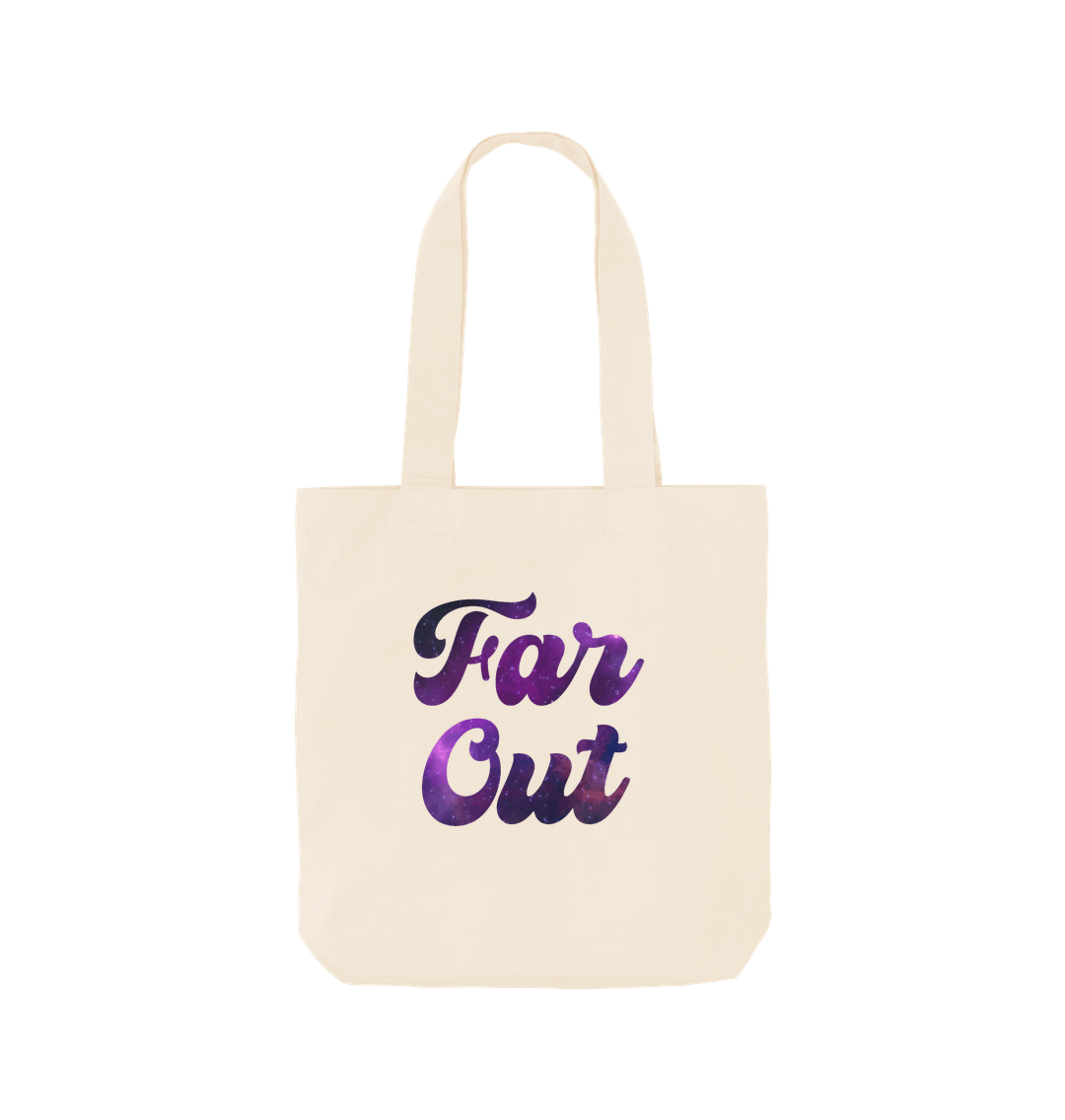 Natural Far Out Galaxy T-Shirt: A Cosmically Cool Organic Shopper Tote Bag