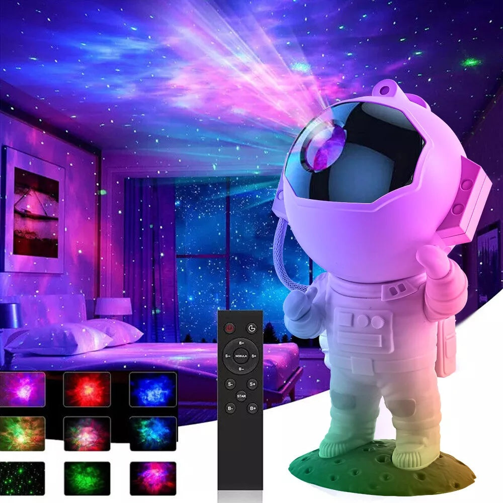 Astronaut Projector Galaxy Starry Sky Night Light Nebula Space LED Lamp