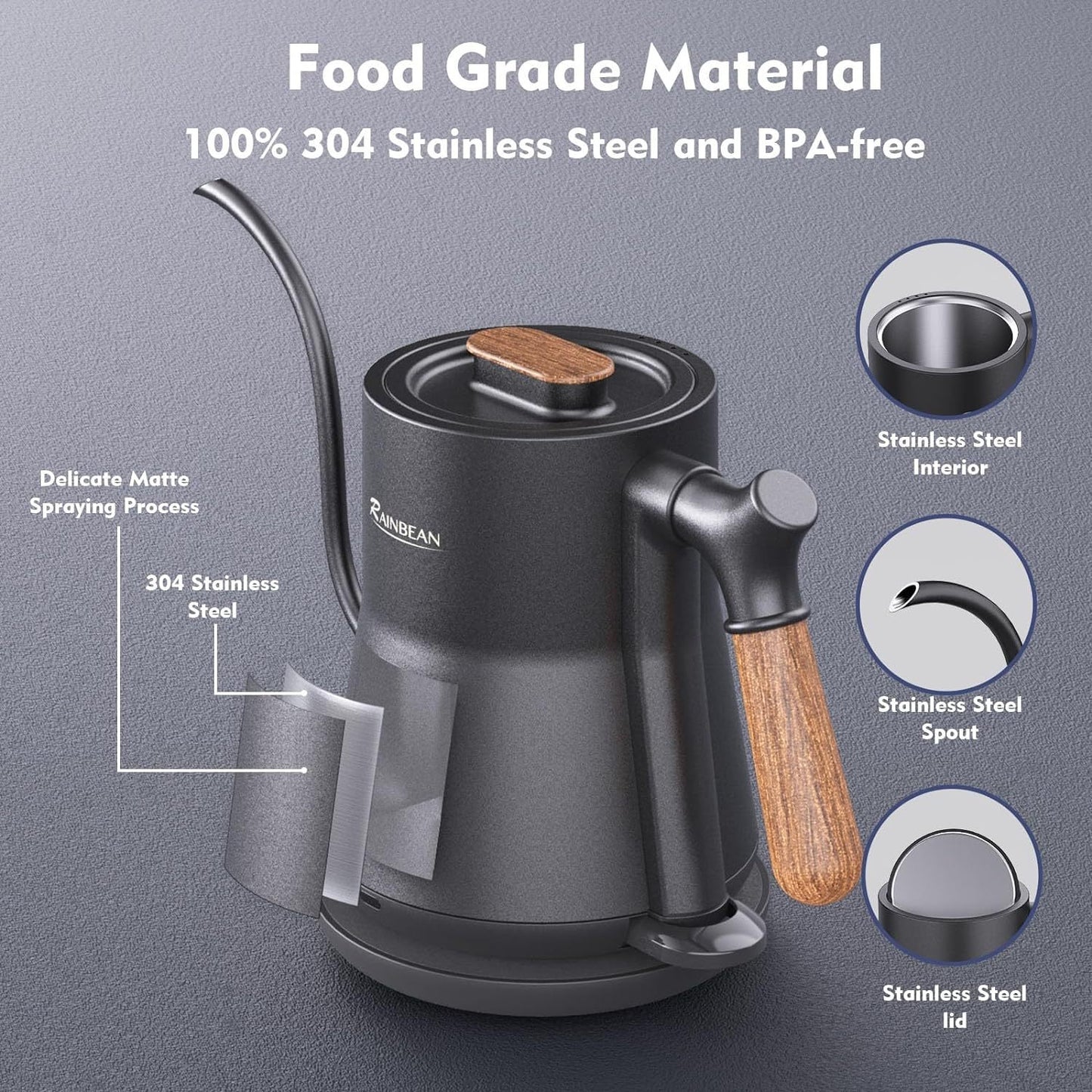 Gooseneck Electric Kettle Diagram