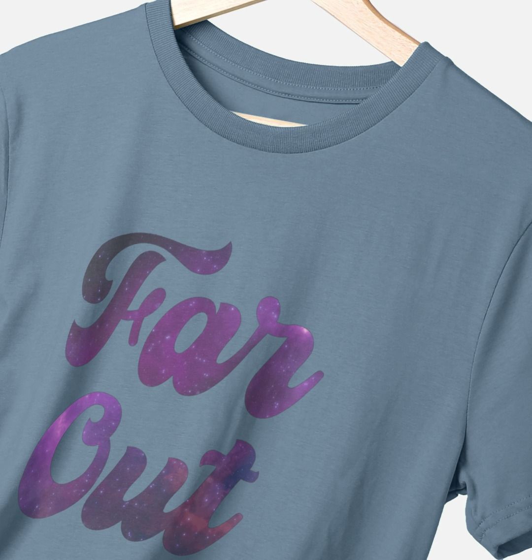 Far Out Galaxy T-Shirt: A Cosmically Cool Retro Tee For Men