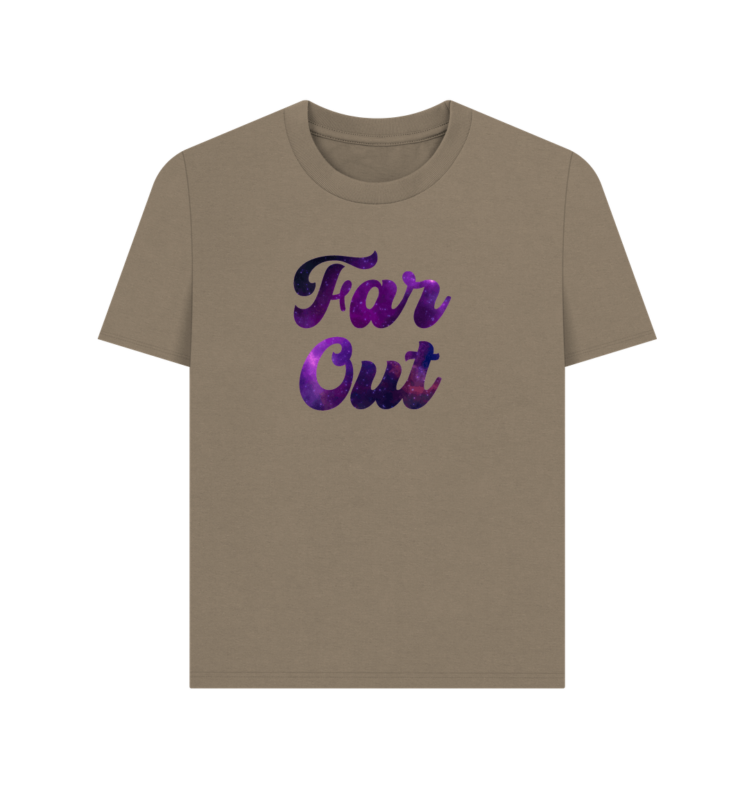 Willow Far Out Galaxy T-Shirt: A Cosmically Cool Retro Organic Tee For Women