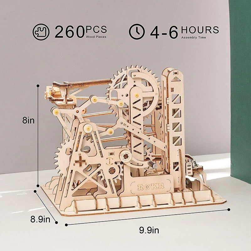 ROKR 3D Wooden Roller Coaster Puzzle: A Thrilling DIY Project