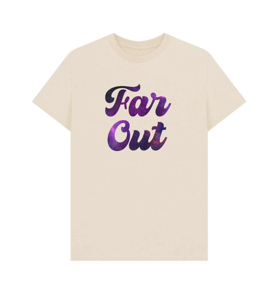 Oat Far Out Galaxy T-Shirt: A Cosmically Cool Retro Tee For Men