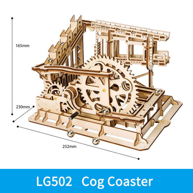 ROKR 3D Wooden Roller Coaster Puzzle: A Thrilling DIY Project