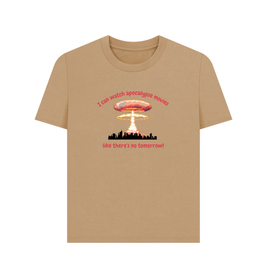 Sand Doomsday Dreamer: Apocalypse Movie Organic Cotton T-Shirt for Women