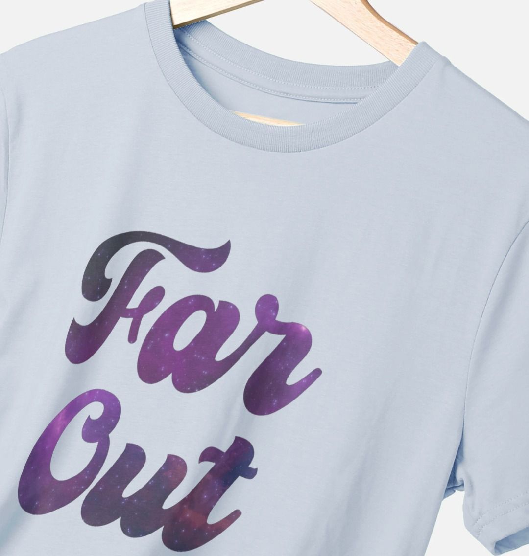 Far Out Galaxy T-Shirt: A Cosmically Cool Retro Tee For Men