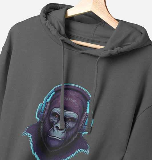 Sonic Simian - Groovy Gorilla Organic Cotton Hoodie for Men