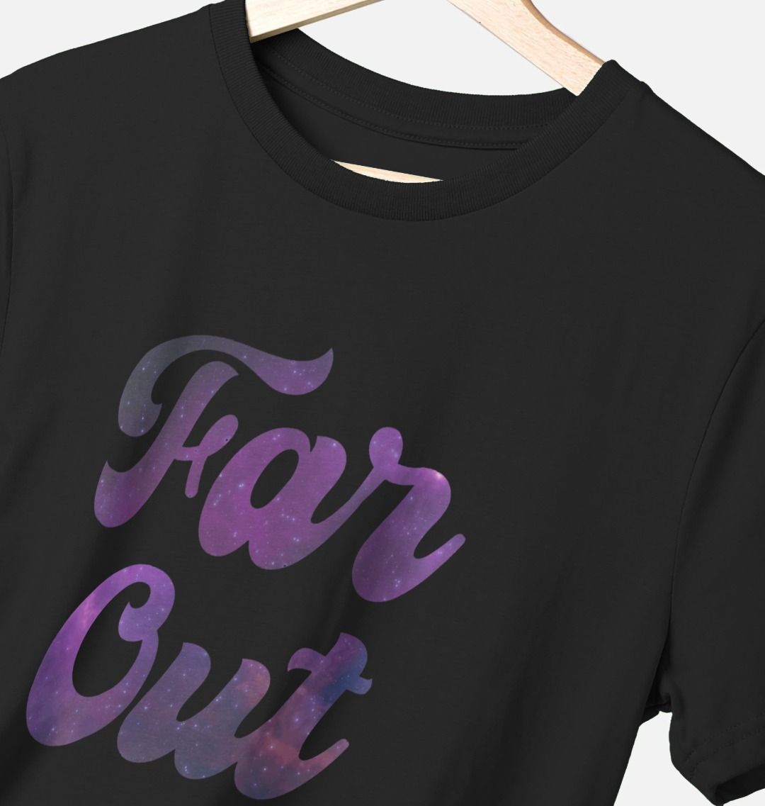 Far Out Galaxy T-Shirt: A Cosmically Cool Retro Tee For Men