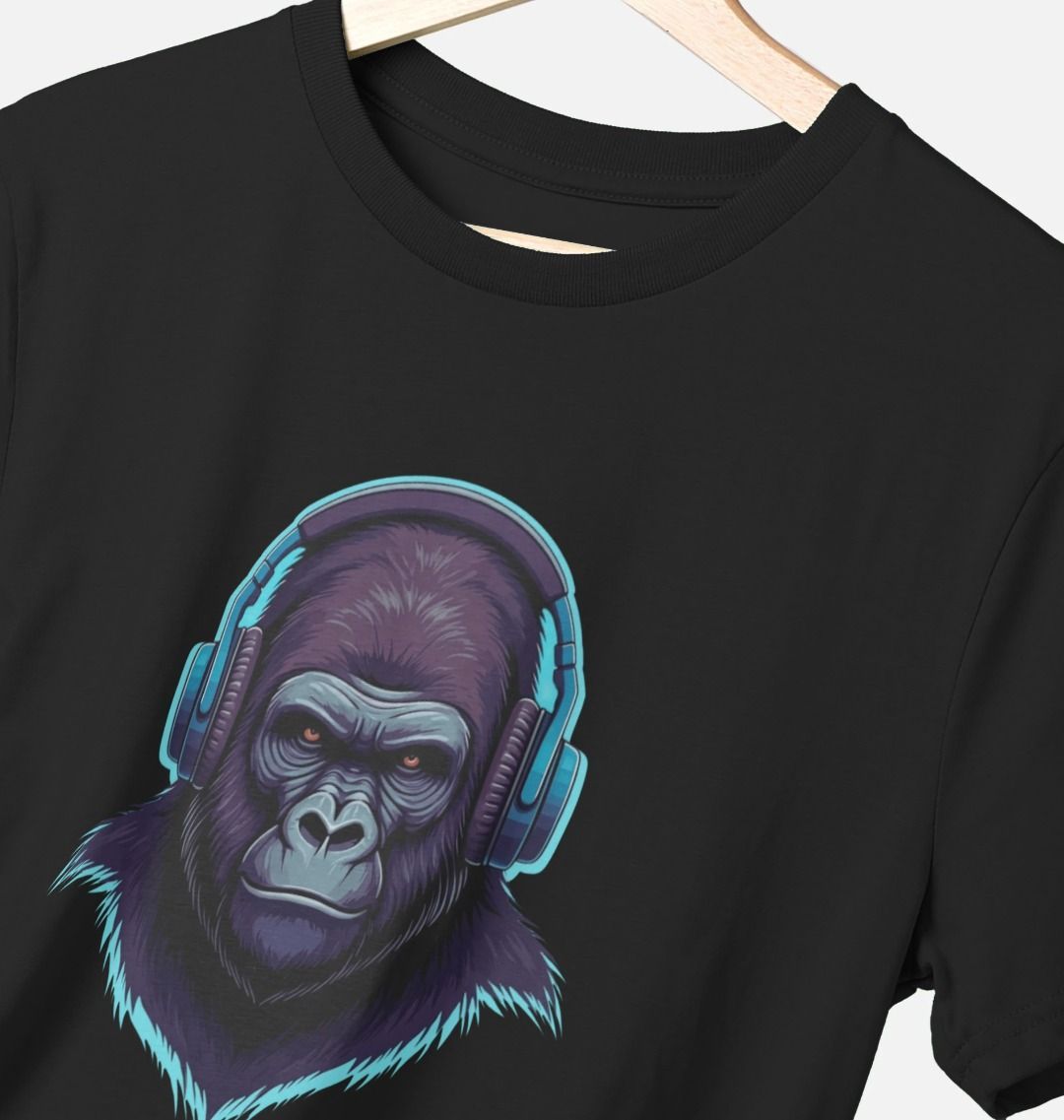 Sonic Simian - Groovy Gorilla Organic Cotton T-Shirt for Men