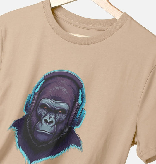 Sonic Simian - Groovy Gorilla Organic Cotton T-Shirt for Men