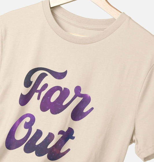 Far Out Galaxy T-Shirt: A Cosmically Cool Retro Tee For Men